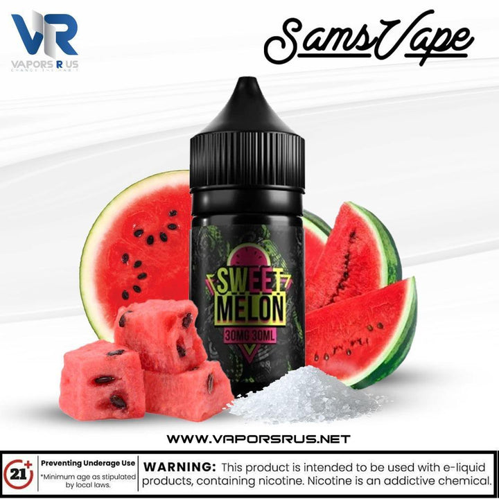 SAM'S VAPE - Sweet Melon 30ml (SaltNic) | Vapors R Us LLC