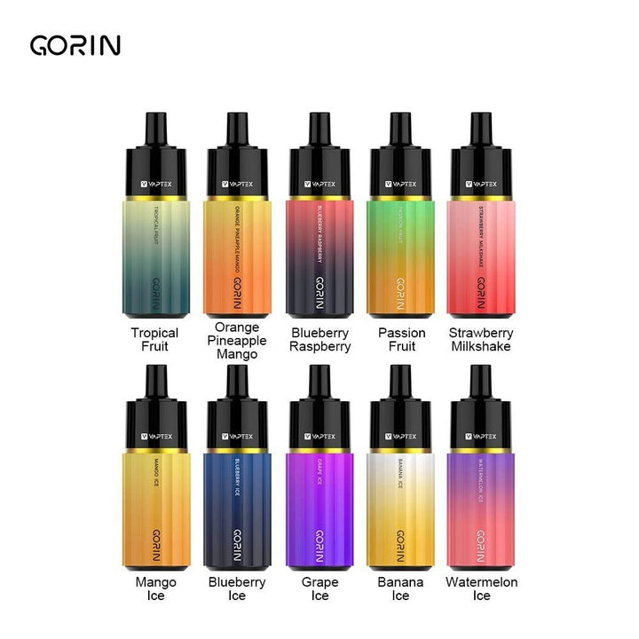 VAPTEX - Gorin 2000 Puffs Disposable (5ml - 850mAh) | Vapors R Us LLC