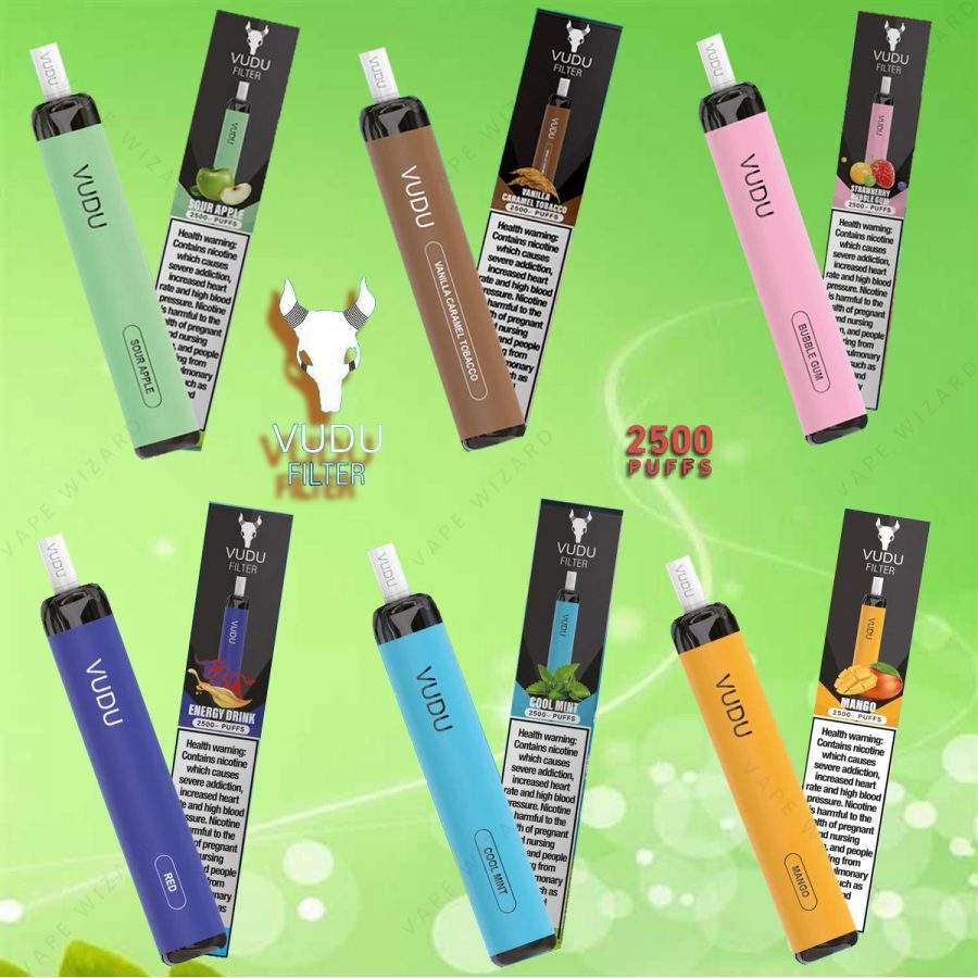 VUDU – Filter Disposable Vape (5% - 2500puffs) | Vapors R Us LLC